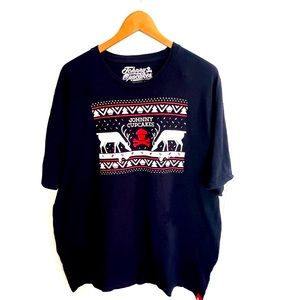 Barely used Mens XXL Christmas Johnny Cupcakes shirt